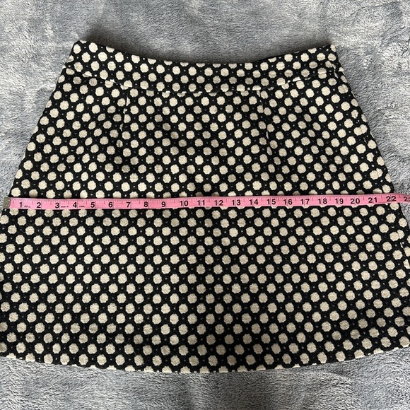 Boden Wool Blend A-line Mini Polka-Dot Skirt Size 14R EUC - Picture 8 of 8